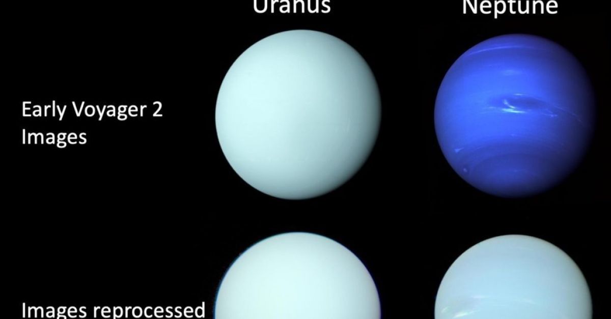 Нови изображения разкриват как наистина изглеждат Нептун и Уран