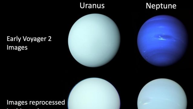 New Images Reveal What Neptune And Uranus Really Look Like