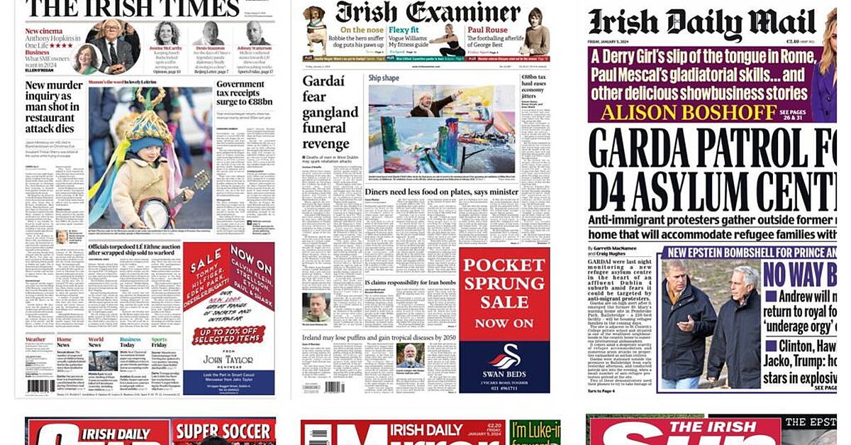 What the papers say: Friday's front pages - Vimarsana News