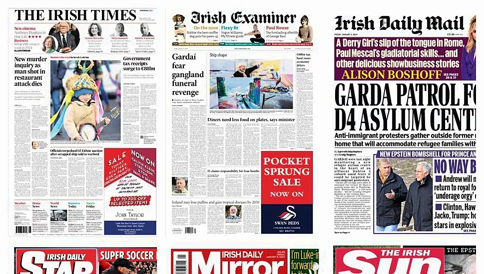 What The Papers Say: Friday's Front Pages