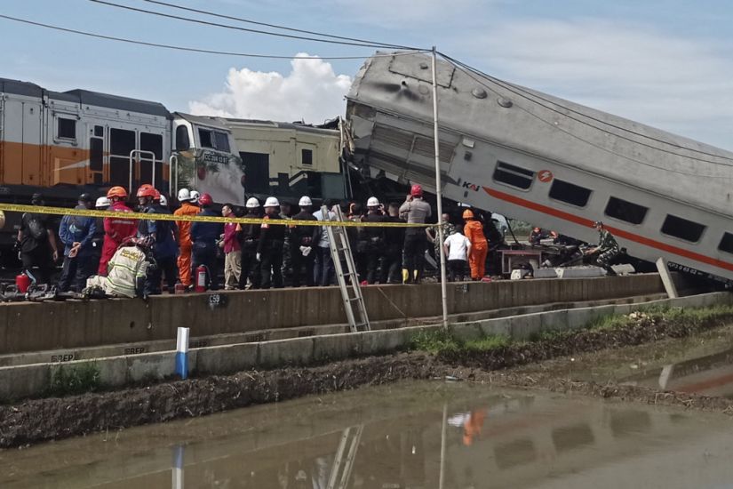 At Least Four People Killed In Train Collision In Java