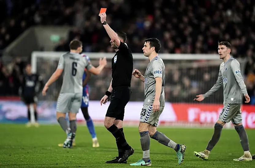 Everton To Appeal Against Controversial Red Card Shown To Dominic Calvert-Lewin