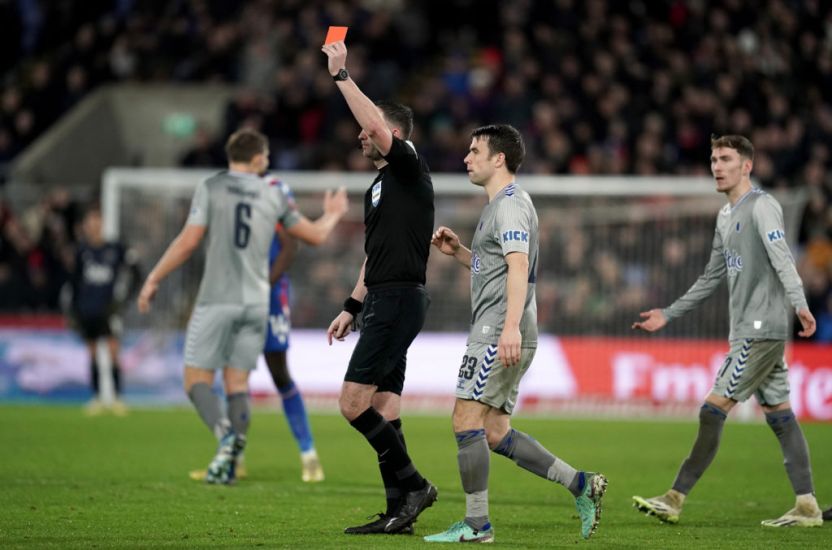Everton To Appeal Against Controversial Red Card Shown To Dominic Calvert-Lewin