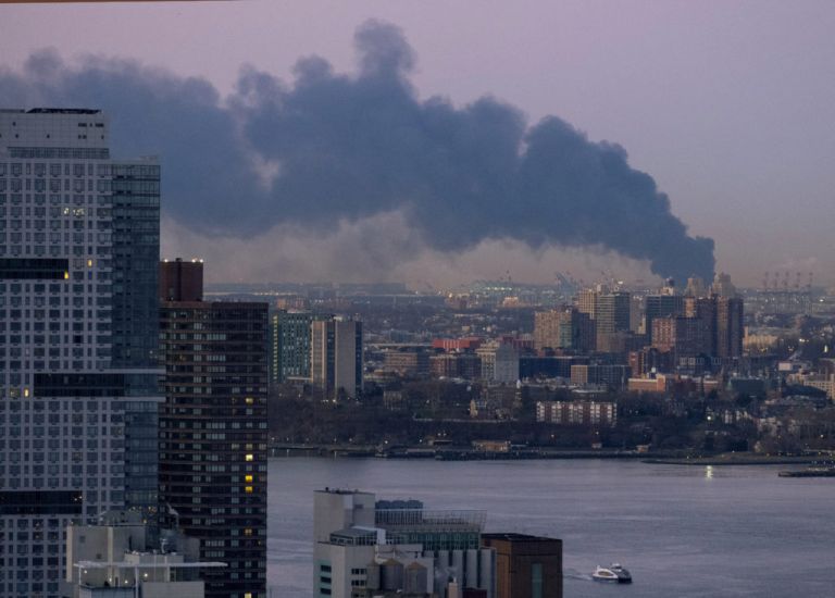 100 Firefighters Tackle Blaze At Former Singer Sewing Machine Factory