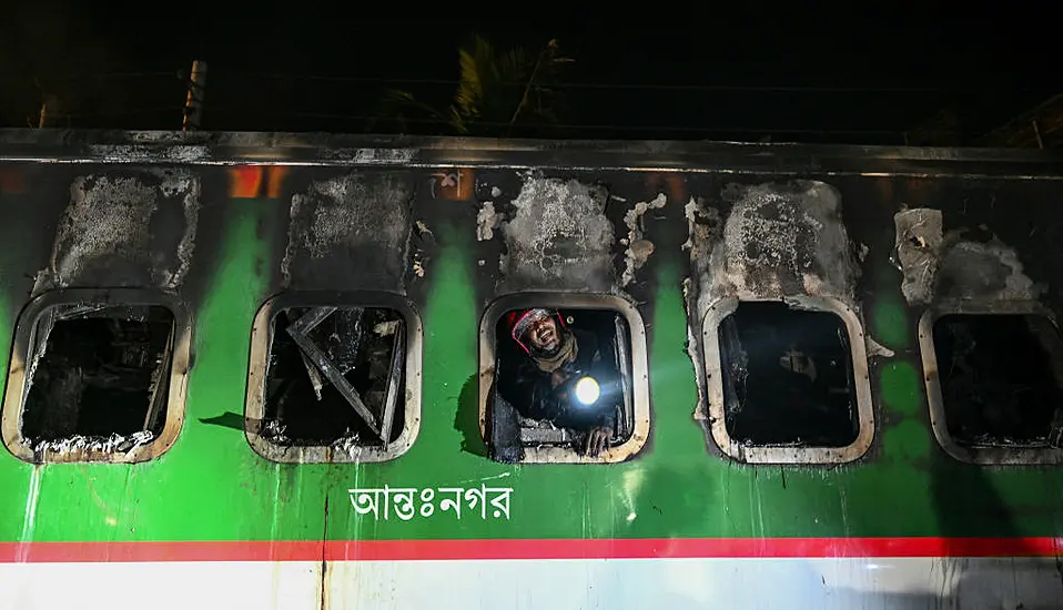 Bangladesh Poll Booths Burn On Election Eve As Train Arson Kills Four