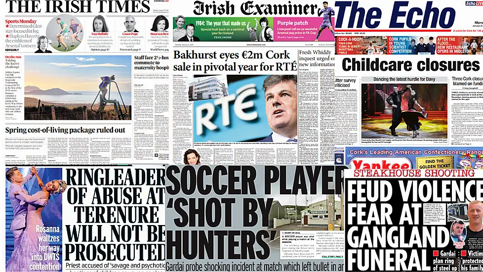 What The Papers Say: Monday's Front Pages