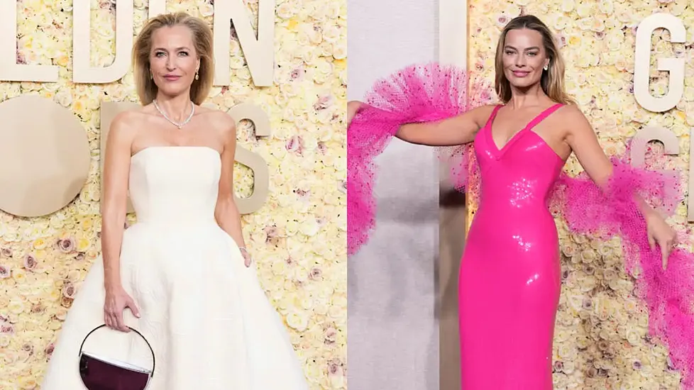 Gillian Anderson’s Vagina Motif Gown And All The Best Golden Globes Fashion