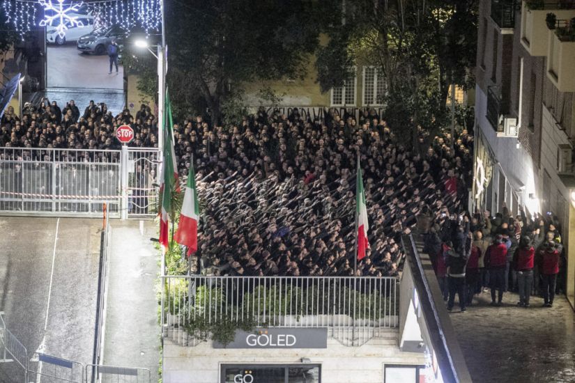 Investigation Demanded After Hundreds Give Fascist Salute At Rome Rally