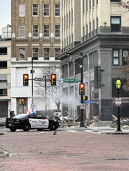 Texas Hotel Explosion Injures 11 And Scatters Debris Across Central Fort Worth