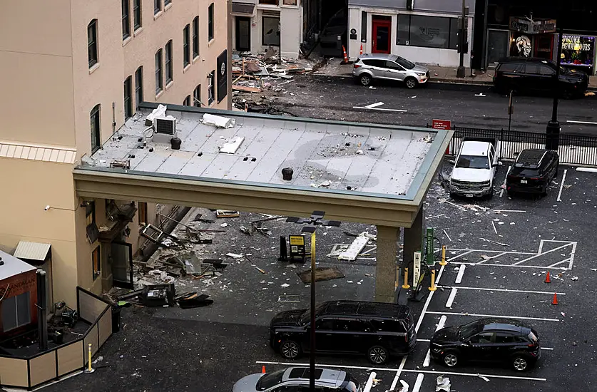 Explosion At Historic Texas Hotel Injures 21 And Scatters Debris In Fort Worth