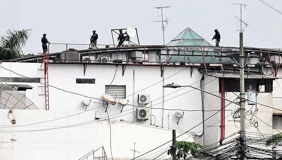 Ecuador Tv Studio Taken Over Live On Air By Masked People Brandishing Guns