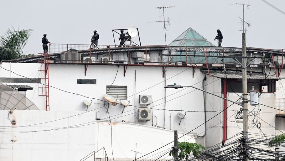 Ecuador Tv Studio Taken Over Live On Air By Masked People Brandishing Guns