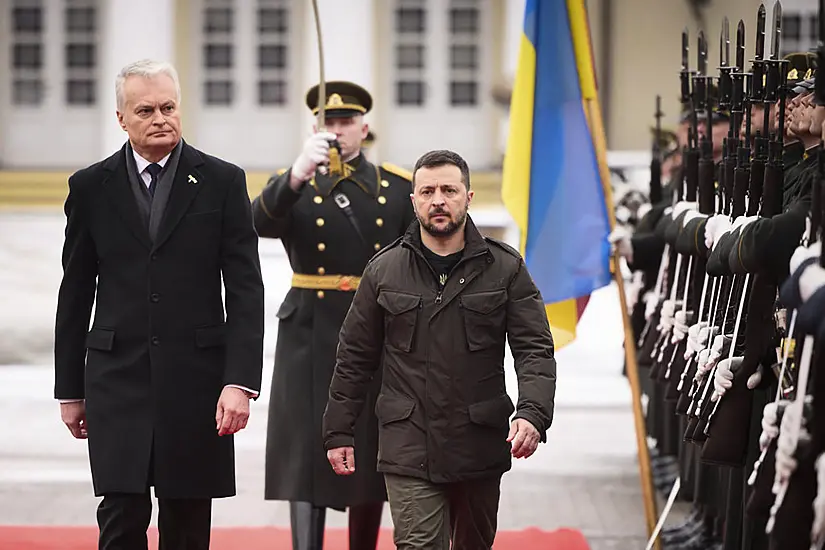 Zelenskiy Visits Baltic Nations Seeking More Aid Against Russia’s Invasion