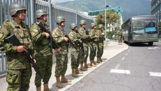Ecuador President Says Country Is At War As Gangs Hold Prison Staff Hostage
