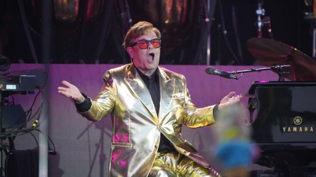 Elton John Putting Piano, Jumpsuit And Platform Boots Up For Auction