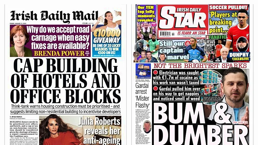 What The Papers Say: Friday's Front Pages