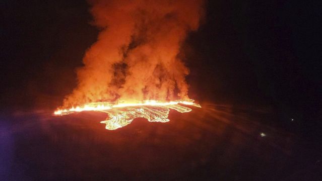 Volcano Erupts In South-Western Iceland