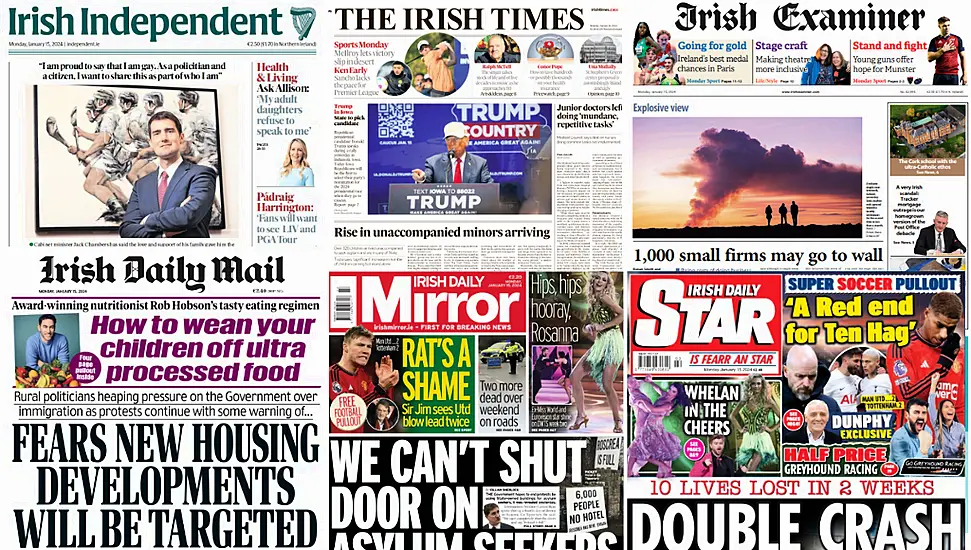 What The Papers Say: Monday's Front Pages