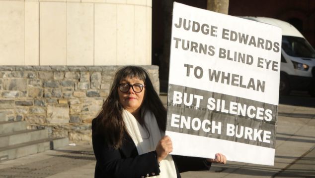 Enoch Burke's Family Protest After Court Exclusion