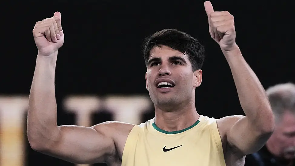 Carlos Alcaraz Makes Convincing Return To Australian Open With Straight-Sets Win