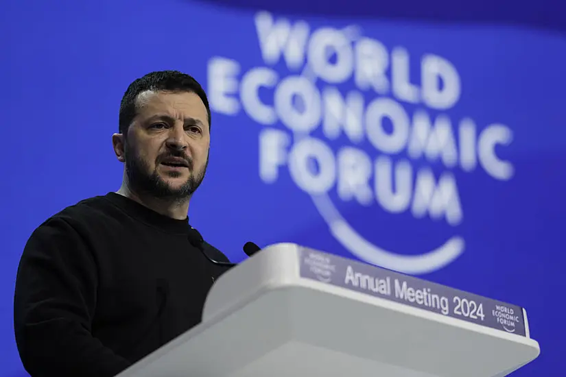 Zelenskiy Lashes Out At Putin And Urges Davos Forum’s Support For Ukraine’s Fight