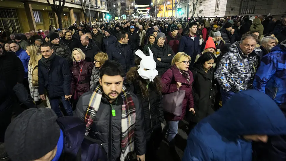 Serbian Opposition Supporters Return To The Streets Claiming Election Fraud