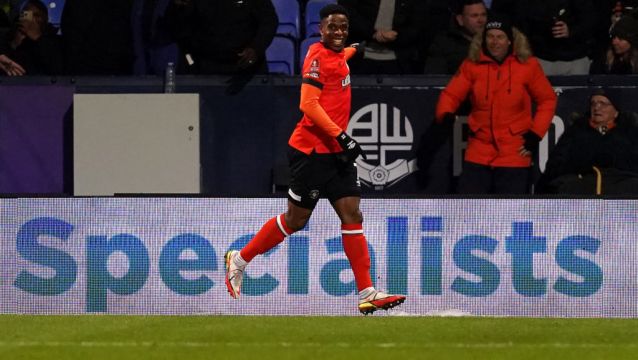 Luton Dig Deep To See Off League One Bolton In Fa Cup