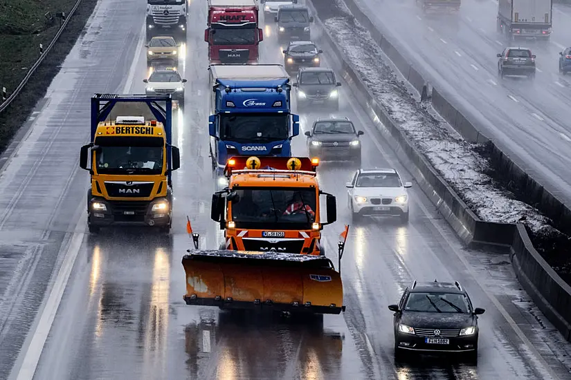 Heavy Snowfall And Freezing Rain Disrupt Transport In Scandinavia And Germany