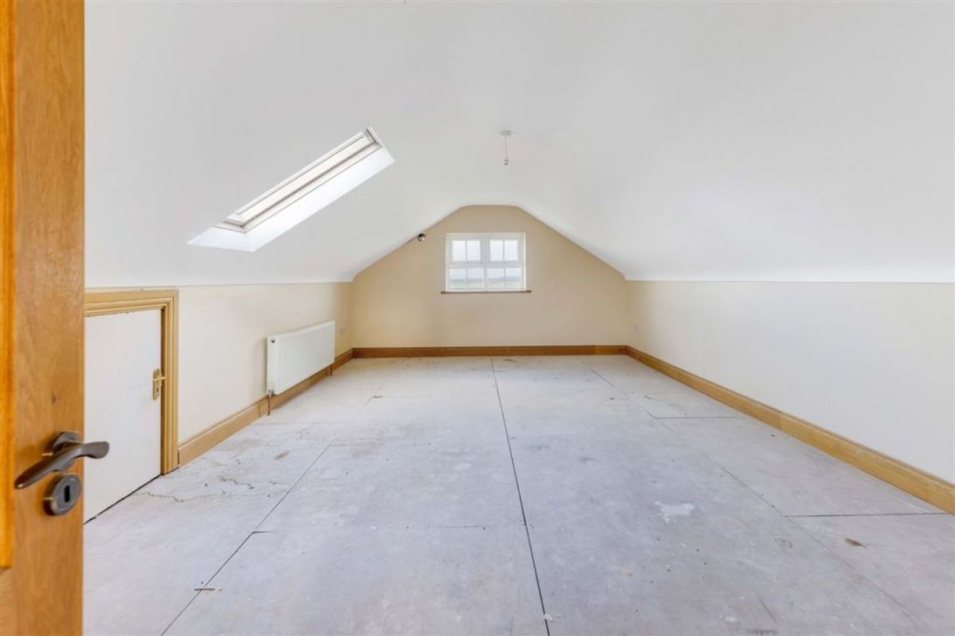 Converted Attic Space With Eave Access