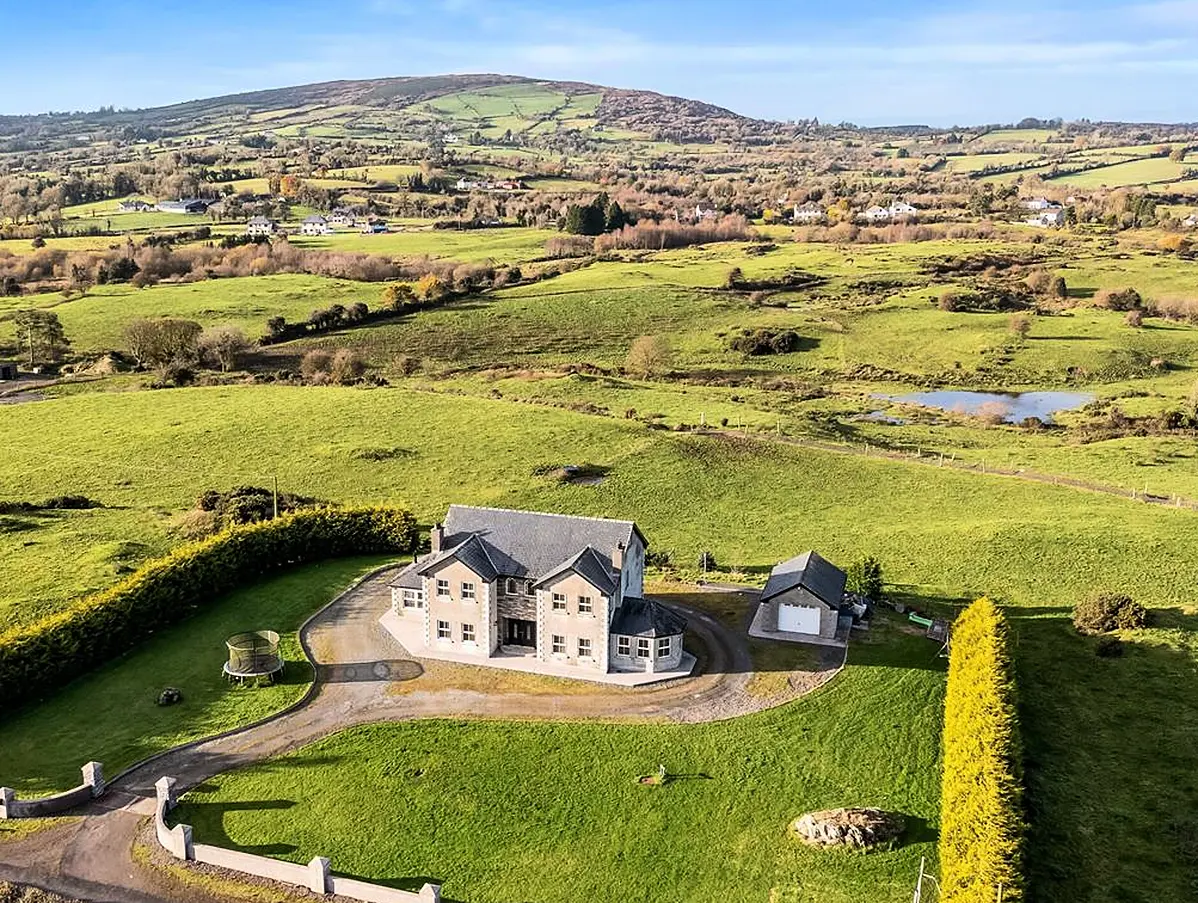 Aerial View Of The Front Of The Property