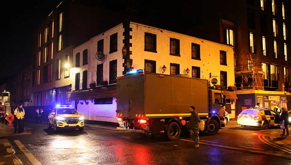 Army Bomb Disposal Team Carries Out Controlled Explosion At Homeless Hostel