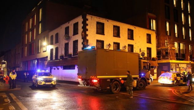 Army Bomb Disposal Team Carries Out Controlled Explosion At Homeless Hostel