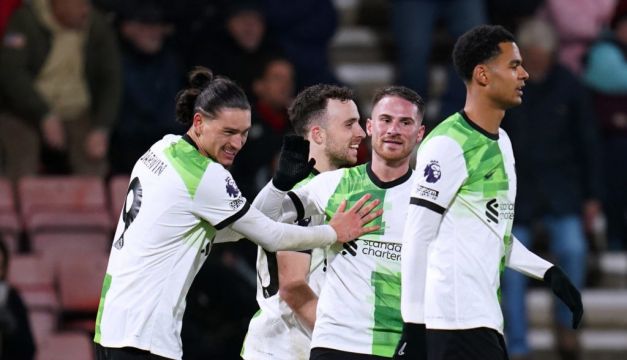 Darwin Nunez And Diogo Jota Doubles Send Liverpool Five Points Clear At The Top