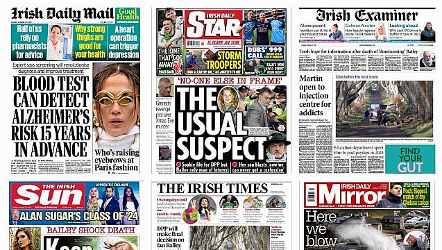 What The Papers Say: Tuesday's Front Pages