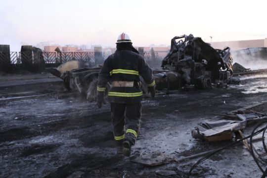 Firefighters Killed In Blast Following Truck And Car Collision In Mongolia