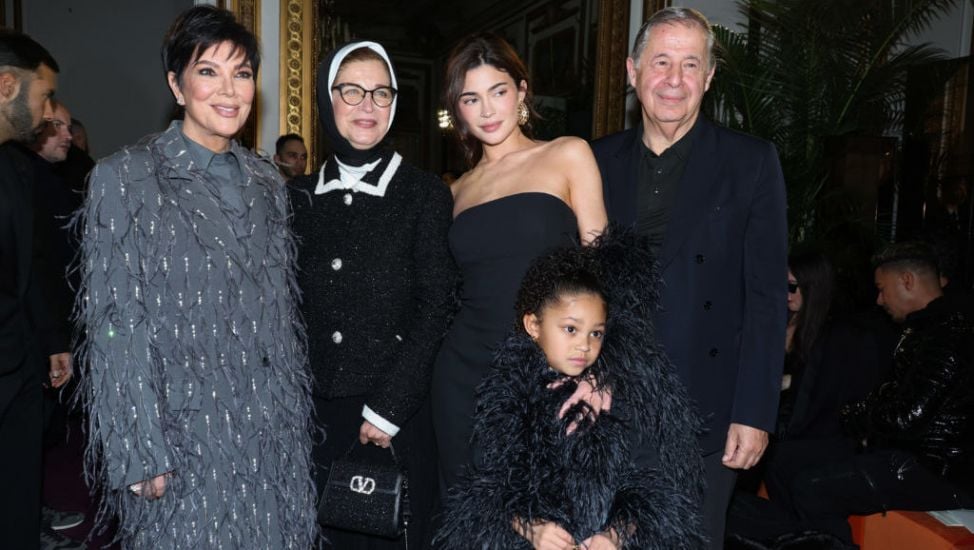 Kylie Jenner And Daughter, Five, Wear Matching Outfits At Paris Fashion Show