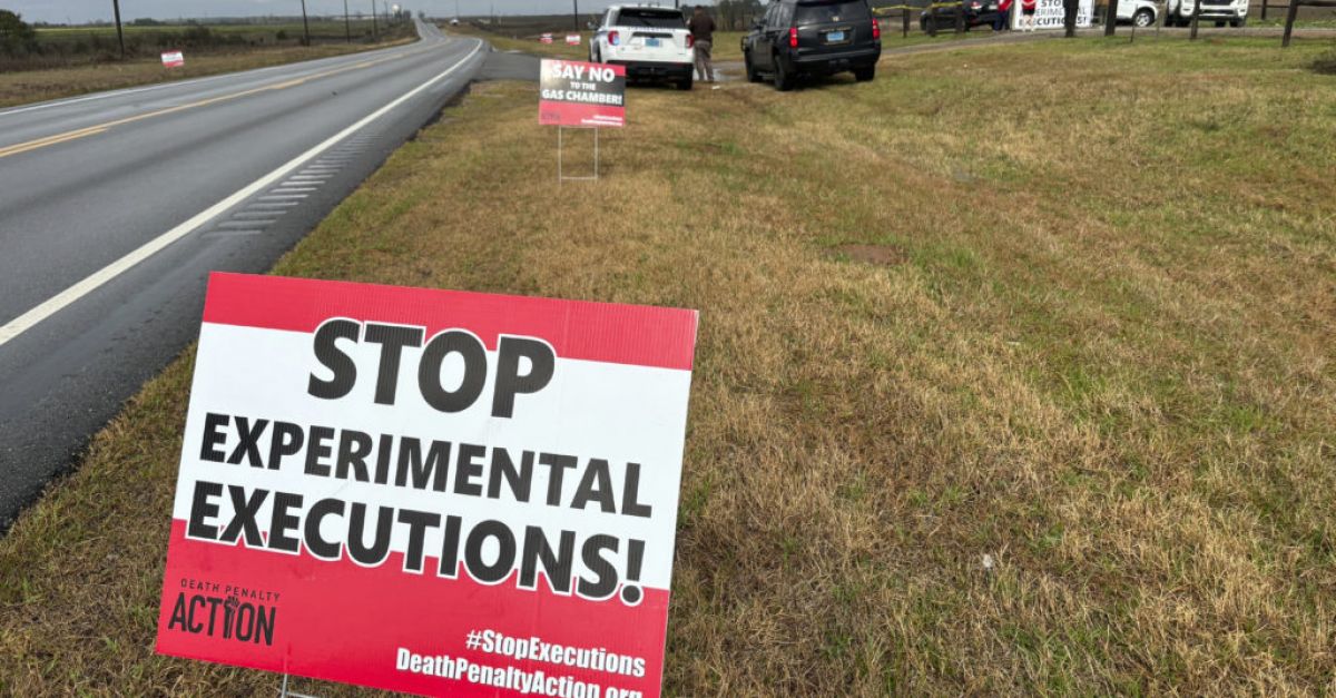 Върховният съд на САЩ постановява, че Алабама може да продължи с първата екзекуция с азотен газ