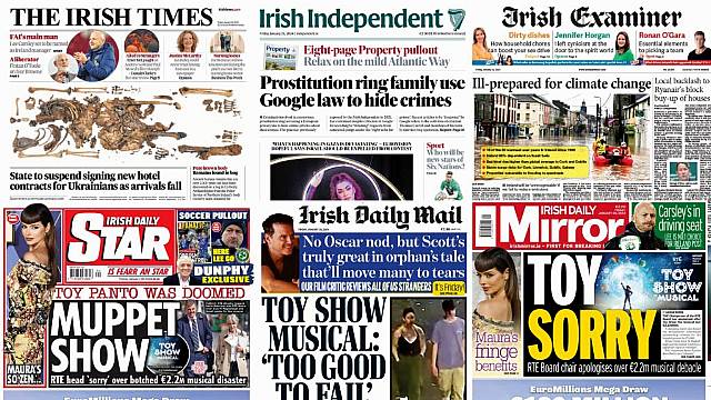 What The Papers Say: Friday's Front Pages