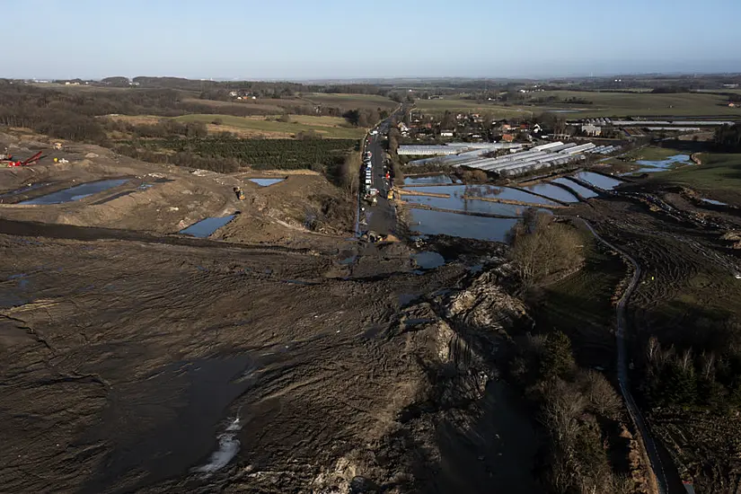 Landslide Of Contaminated Soil Threatens Environmental Disaster In Denmark