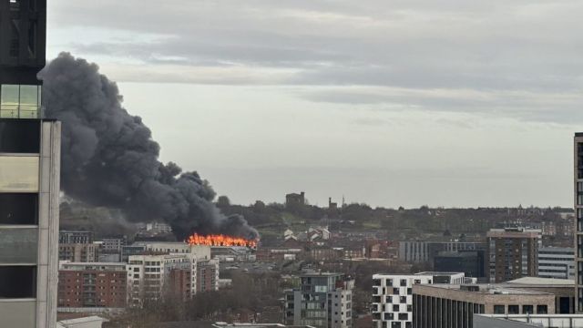 Major Incident Declared In Liverpool Amid Fears Huge Fire May Cause Building To Collapse