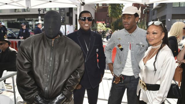 Kanye West Confronts ‘Reporter’ Before Charlie Wilson’s Walk Of Fame Ceremony