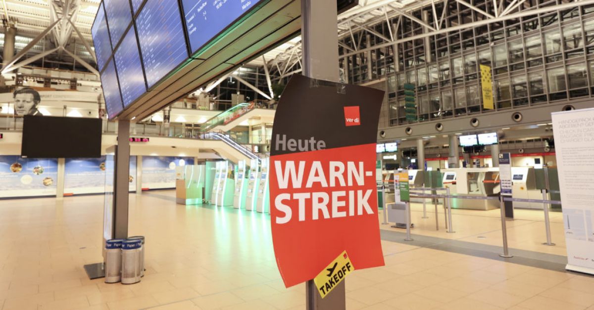 Стачка на служителите по сигурността на големите германски летища отмени стотици полети
