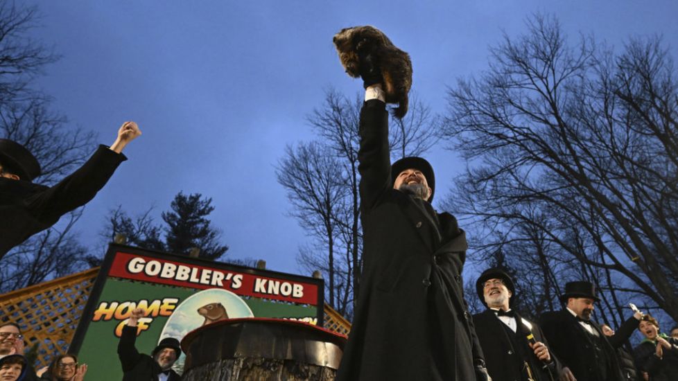 Punxsutawney Phil Predicts An Early Spring At Groundhog Day Festivities