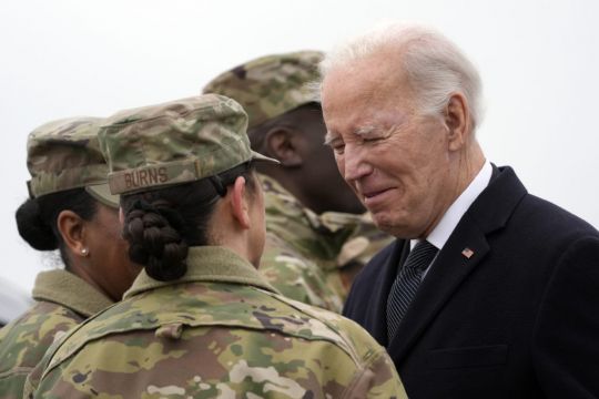 Biden Meets Families Of Us Troops Killed In Jordan, Who He Says ‘Risked It All’