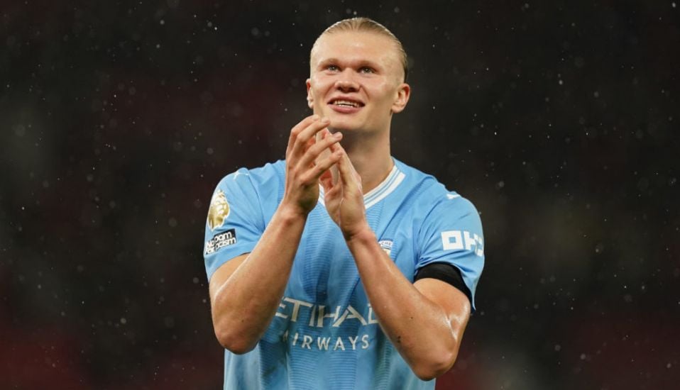 Pep Guardiola Dismisses Rumours Erling Haaland Is Unhappy At Manchester City