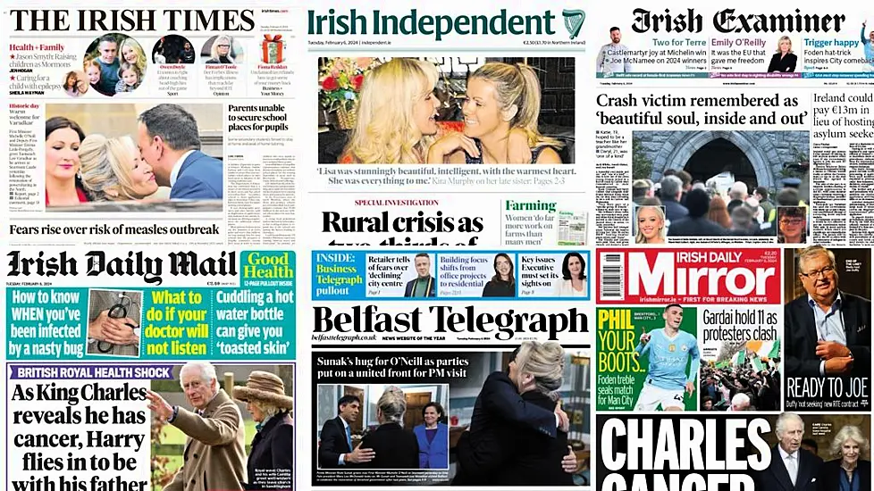 What The Papers Say: Tuesday's Front Pages