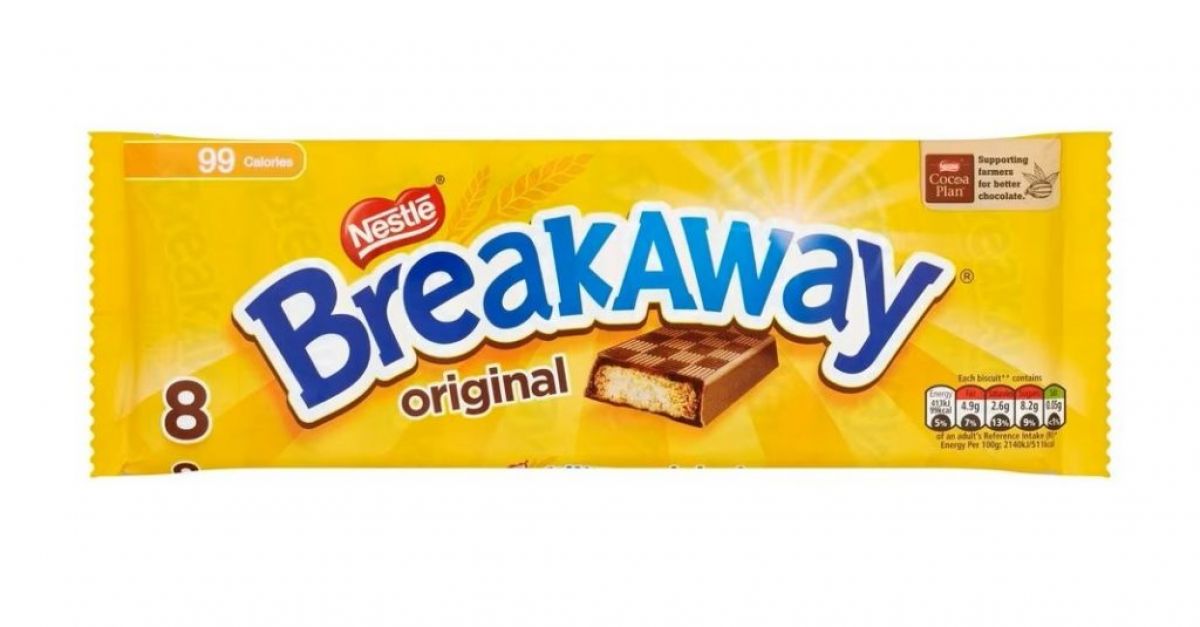 Nestlé ще прекрати производството на бисквитени блокчета Breakaway и Yorkie