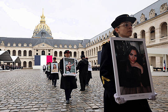 France Pays Homage To Victims Of Hamas’ October 7Th Attack In Israel