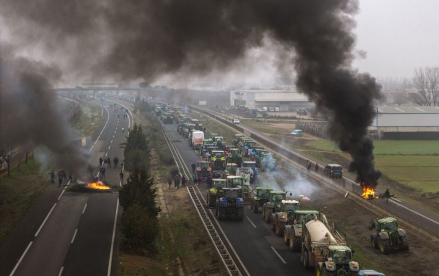 Spanish Farmers Stage Second Day Of Tractor Protests Over Eu Policies And Prices