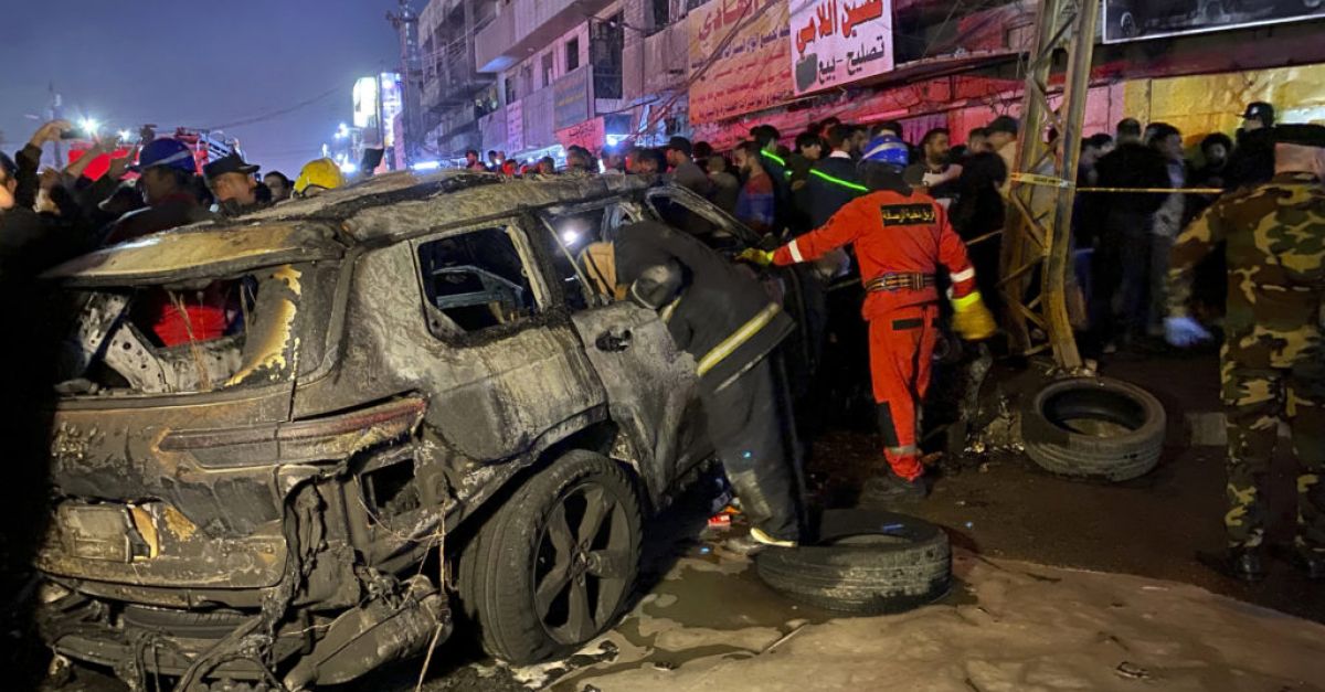 Американски дрон удари кола в иракската столица, убивайки трима членове